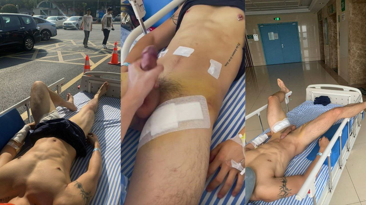 Secretly jerking off a patient