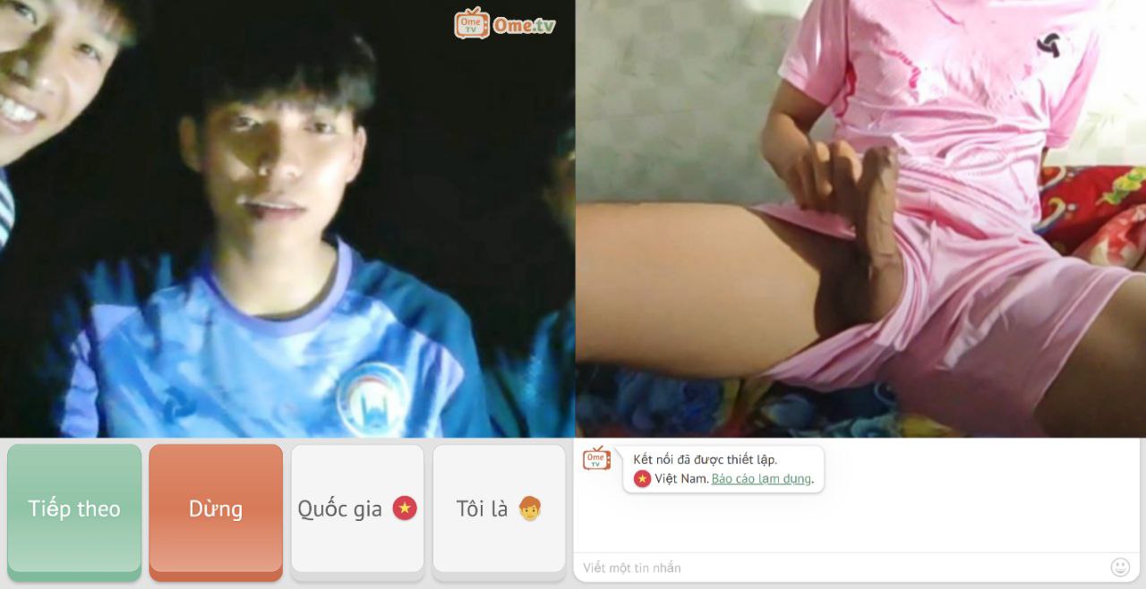 Bắn tinh cho trai thẳng xem Ometv - Huy rùa